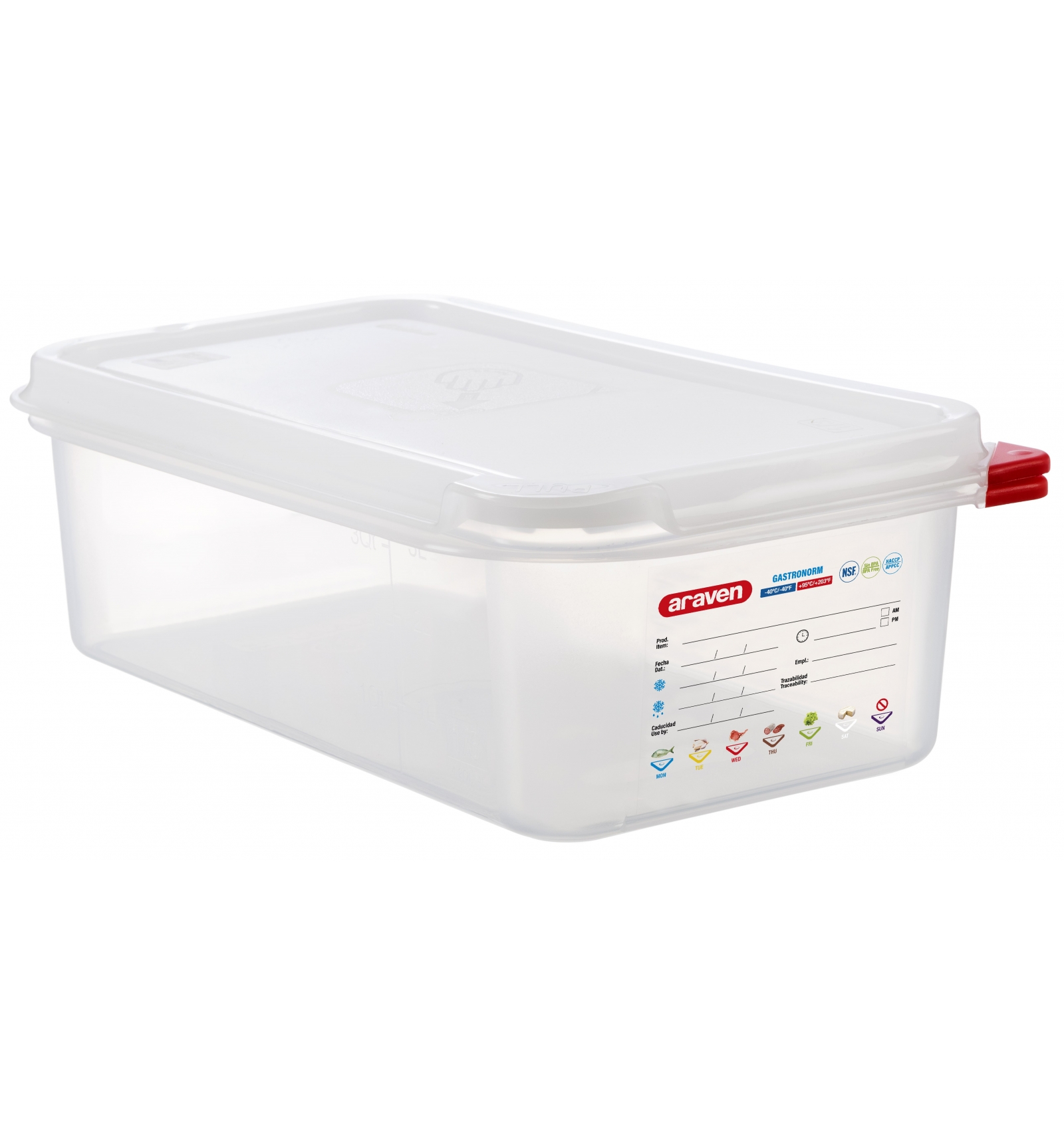 Polypropylene Seal Container Araven 03020