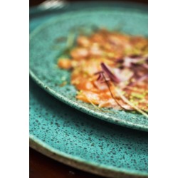 Plato pasta Azul de stoneware Sauvage Ø 28 cm-h 4,5 mm-830 gr. Vista Alegre 37003595 (6 unidades)