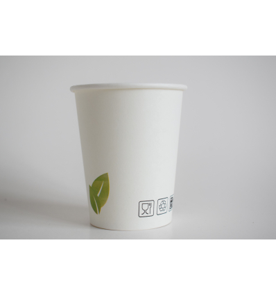 Vaso de papel estamp. hoja 4oz (120 ml.) 50 unidades