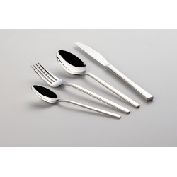 Doce unidades de ROSENHAUS 03090142 Kuadro cuchara postre acero inoxidable 18/10 4mm 18 cm