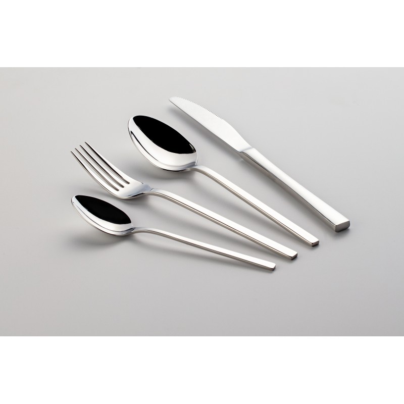 Doce unidades de ROSENHAUS 03090143 Kuadro tenedor postre acero inoxidable 18/10 4mm 18 cm