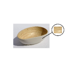 Ensaladera de bambú natural Soai. DimenSiones: Ø 29 x 8,8 cm. BIBOL SOAI