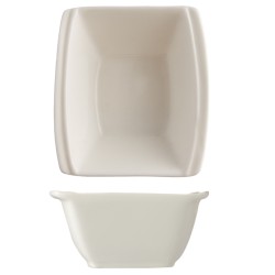 Bol hondo rectangular porcelana Blanco Ambiente 9,5x9x45 cm. STRAUSS 01340000 (6 unidades)