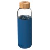 STOR 40004 Bouteille en verre ronde avec gaine en silicone inner water flowers 660 ml quokka