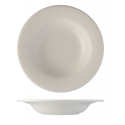 Hondo Dish sans porcelaine blanche perle "Ayala" Ø 23 cm. B'ghest 01170378 (6 unités)