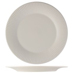 Plato llano porcelana sin perla "Ayala" Ø 28 cm. B'GHEST 01170375 (6 unidades)
