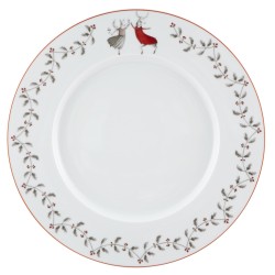 Porcelain plane Christmas decoration Noel. Dimensions: 29.9 cm x 2.3 cm- Weight 945gr .. Vista Alegre 21126878 (6 units)