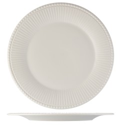 Plato presentación porcelana Blanco con perla "Ayala" Ø 32 cm. B'GHEST 01170373 (6 unidades)