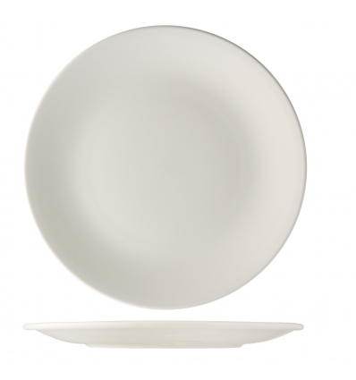 Porcelain plain White City 28 cm. B'Ghest 01170261 (6 units)