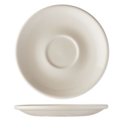 Platillo para taza de te y cafe porcelana Blanco City 15 cm. B'GHEST 01170270 (6 unidades)