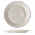 Six units of B'GHEST 01170100 Coffee plate 13.75 cm duoma
