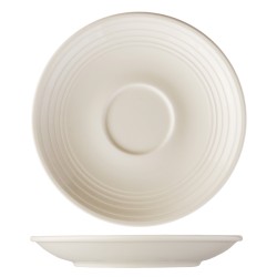 Platillo para taza de café porcelana Blanco Forum 14 cl. ROSENHAUS 01010042 (6 unidades)