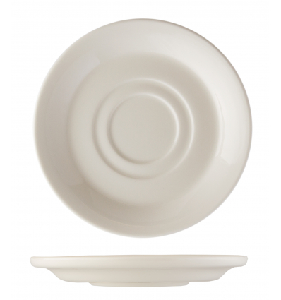 Platillo te standard porcelana Blanco Glubel 14.5 cm. B'GHEST 01170081 (6 unidades)