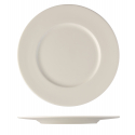 Plato llano porcelana Blanco Duoma Ø25 cm. B'GHEST 01170095 (6 unidades)