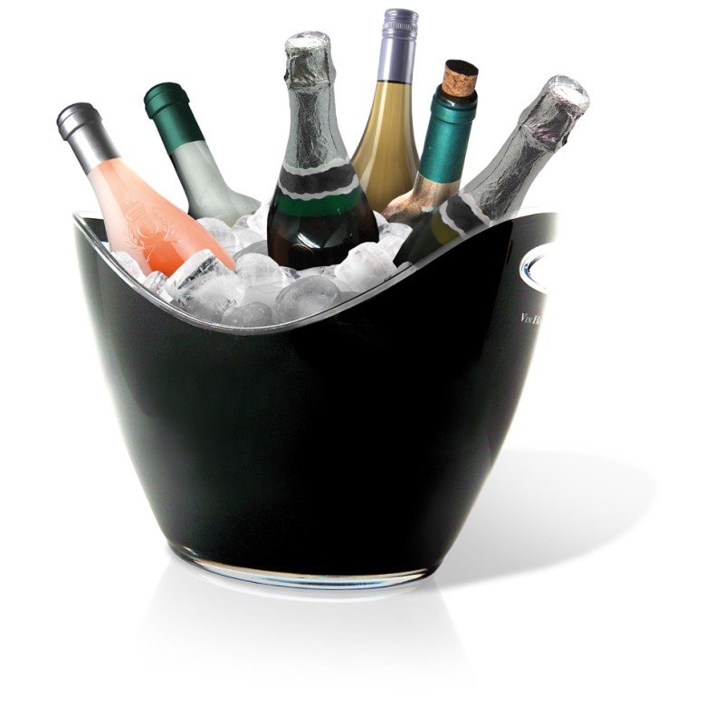 Cubitera Negra para 6 Botellas | Vin Bouquet FIE 007 | Hostelería