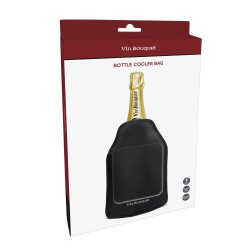 VIN BOUQUET FIE 001 Funda Enfriadora Pro Negra  Autoajustable-antideslizante / Pro Black Cooler Bag