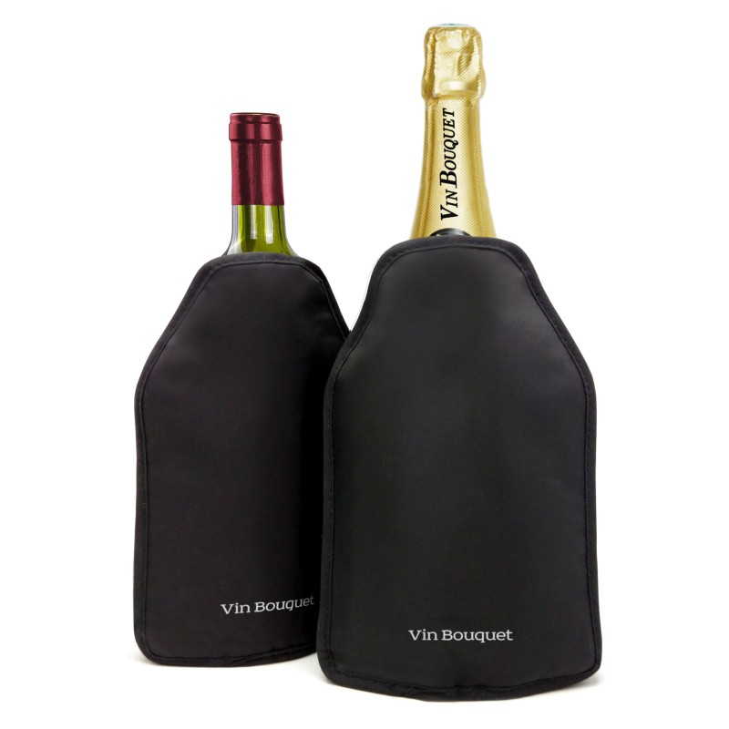 VIN BOUQUET FIE 001 Funda Enfriadora Pro Negra  Autoajustable-antideslizante / Pro Black Cooler Bag