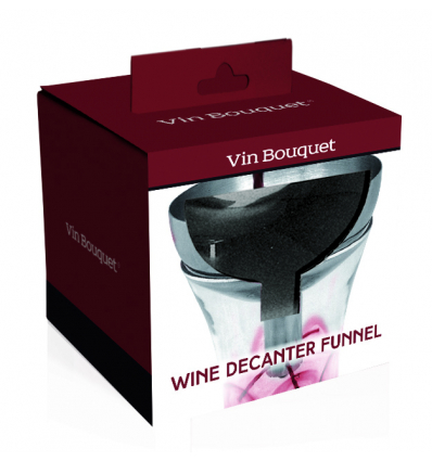 VIN BOUQUET FIA 020 Entonnoir Decantador de Vino / Decanter Funnel