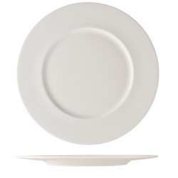 Plato presentación porcelana Blanco Duoma Ø32 cm. B'GHEST 01170187 (6 unidades)