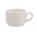 Taza de café con leche porcelana Blanco Duoma Alcalá 15 cl. B'GHEST 01170125 (6 unidades)