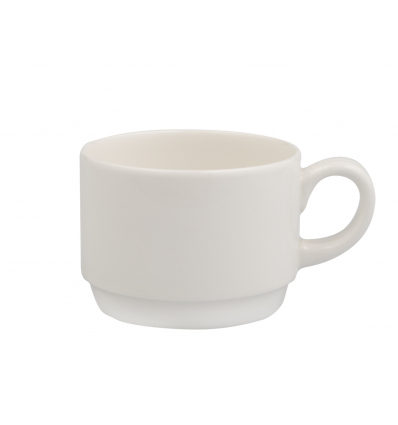 Taza de té porcelana Blanco Duoma Alcalá 22 cl. B'GHEST 01170126 (6 unidades)