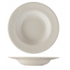 Plato hondo de porcelana Blanco Elisa 23 cm. B'GHEST 01170174 (Seis unidades)