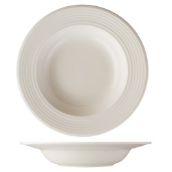 Plato pasta porcelana Blanco Forum 30 cm. ROSENHAUS 01010373 (6 unidades)
