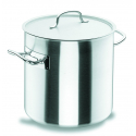 Olla recta Chef Classic de acero inoxidable con tapa XXL. 141 L