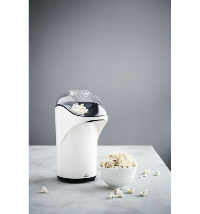 Weißes elektrisches Popcorn 80 Gramm 1000W.