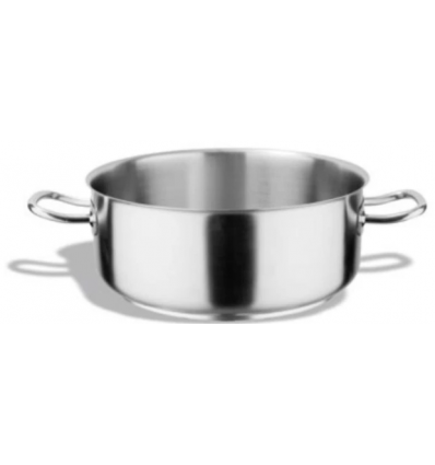 Cacerola baja sin tapa INOX PRO Ø 20 cm H 8 2.5 L