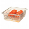 Recipiente colador GN 1/2 - 26,5 x 32.5 x 7,6 cm - Policarbonato Transparente CAMBRO 23CLRCW-135