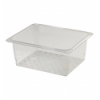 Recipiente colador GN 1/2 - 26,5 x 32.5 x 12.7 cm - Policarbonato Transparente CAMBRO 25CLRCW-135