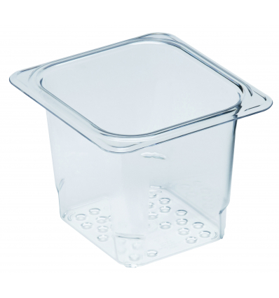 CAMBRO 65CLRCW-135 - Recipiente colador GN 1/6 - 16,2 x 17,6 x 12,7 cm - Transparente