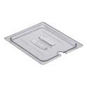 COUVERCLE AVEC ENCOCHE ET POIGNÉE GN 1/2 POLYCARBONATE TRANSPARENT CAMBRO 20CWCHN-135