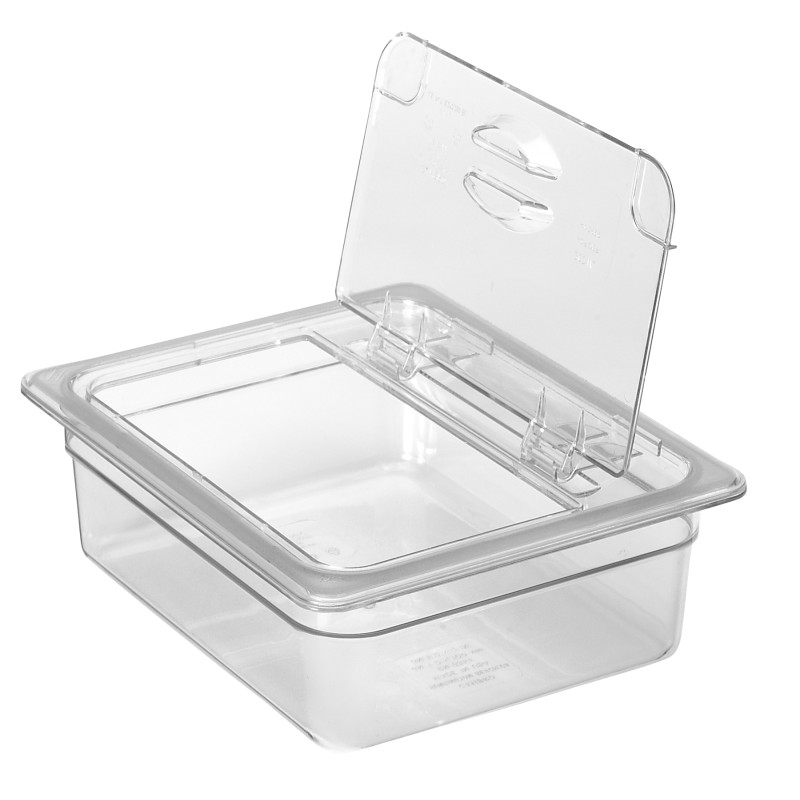 TAPA CON BISAGRA FLIPLID GN 1/2 POLICARBONATO TRANSPARENTE CAMBRO