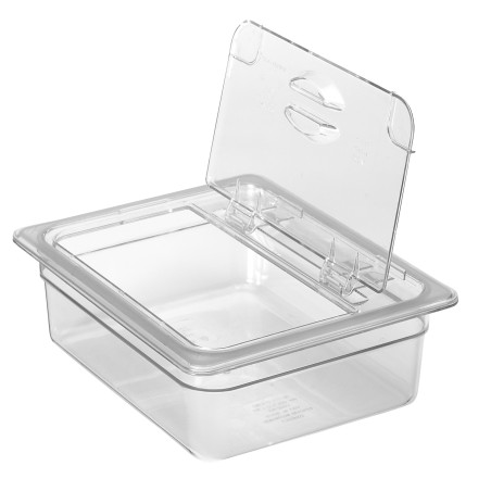 TAPA CON BISAGRA FLIPLID GN 1/2 POLICARBONATO TRANSPARENTE CAMBRO