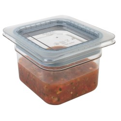 CAMBRO 60CWGL-135 - Tapa hermética GripLid GN 1/6 - 16,2 x 17,6 cm - Transparente