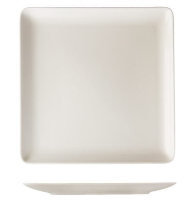 Sechs Einheiten B'GHEST 01170320 Quadratische Platte 25x25 cm universal