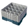CAMBRO 16S800-414 - Panier de lavage 16 comp. 4 hauteurs - 10,9 cm Ø max. - alt. max. 21,7 cm - 50 x 50 x 26,7 cm - Cerceta