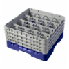 CAMBRO 16S800-186 - Cesta de lavado 16 comp. 4 alturas - 10,9 cm Ø máx. - alt. máx. 21,7 cm - 50 x 50 x 26,7 cm - Azul marino