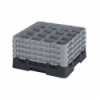 CAMBRO 16S900-110 - Cesta de lavado 16 comp. 4 alturas - 10,9 cm Ø máx. - alt. máx. 24,1 cm - 50 x 50 x 26,7 cm - Negro