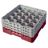 CAMBRO 20S638-416 - Washing basket 20 comp. 3 heights - 9,84 cm Ø max. - height. max. 17.6 cm - 50 x 50 x 22.5 cm - Blueberry