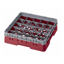 CAMBRO 25S318-416 - Cesta de lavado 25 comp. 1 altura - 8,7 cm Ø máx. - alt. máx. 9,4 cm - 50 x 50 x 14,3 cm - Arándano