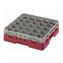 CAMBRO 25S418-416 - Cesta de lavado 25 comp. 1 altura - 8,7 cm Ø máx. - alt. máx. 11,8cm - 50 x 50 x 14,3 cm - Arándano