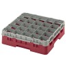 CAMBRO 25S418-416 - Washing basket 25 comp. 1 height - 8.7 cm Ø max. - height. max. 11.8cm - 50 x 50 x 14.3 cm - Blueberry