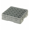 CAMBRO 25S418-151 - Cesta de lavado 25 comp. 1 altura - 8,7 cm Ø máx. - alt. máx. 11,8cm - 50 x 50 x 14,3 cm - Gris claro