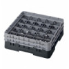 CAMBRO 25S434-110 - Cesta de lavado 25 comp. 2 alturas - 8,7 cm Ø máx. - alt. máx. 13,5 cm - 50 x 50 x 18,4 cm - Negro