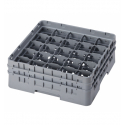 CAMBRO 25S434-151 - Cesta de lavado 25 comp. 2 alturas - 8,7 cm Ø máx. - alt. máx. 13,5 cm - 50 x 50 x 18,4 cm - Gris claro