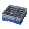 CAMBRO 25S434-168 - Cesta de lavado 25 comp. 2 alturas - 8,7 cm Ø máx. - alt. máx. 13,5 cm - 50 x 50 x 18,4 cm - Azul