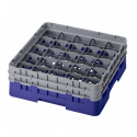 CAMBRO 25S434-186 - Cesta de lavado 25 comp. 2 alturas - 8,7 cm Ø máx. - alt. máx. 13,5 cm - 50 x 50 x 18,4 cm - Azul marino